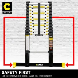 Craftfull CF-101A Teleskopleiter 4 Stufen