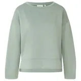 Comma, Weiches Sweatshirt Faltendetail Grün 36