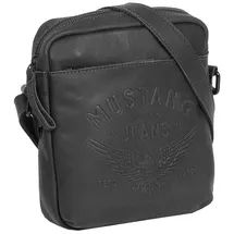 Mustang Valencia Umhängetasche Leder Black