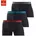 Jacwaistband Trunks blau rot schwarz M 3er Pack