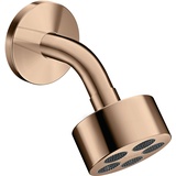 HANSGROHE Axor One Kopfbrause 75 1jet EcoSmart mit Brausearm polished red gold