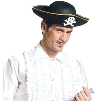 PIRATEN HUT Deluxe Piratenhut Karneval Fasching Pirat