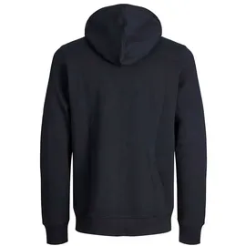 JACK & JONES Jjebradley Sweat Zip Hood Noos, (12249342-4385557) Black,