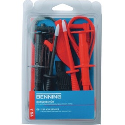 BENNING Messleitungssatz TA 3 044126 8-teilig Messspitzen-D. 4 mm Länge 1000 mm