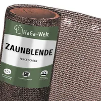 Haga HaGa® Zaunblende Sichtblende Schattiernetz 85% in 0,9m Br.