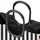 Reisenthel Loopshopper L summerstrips black