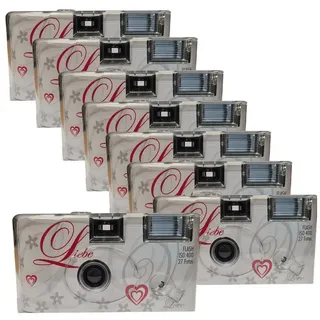 TopShot Einwegkamera Love 8er Pack Einwegkamera