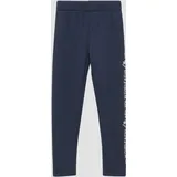 s.Oliver Thermofleece-Leggings mit Glitzerprint Blau 140