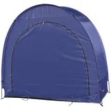 pro.tec Fahrradzelt, Bergendal 198x84x160 cm Blau [ pro.tec