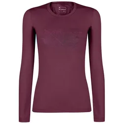 Montura Merino Breath Maglia Damen Sweatshirt vinaccia