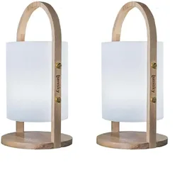 LUMISKY 2er-Set Schnurlose LED-Laternen H37CM