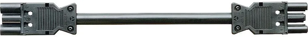 Verbindungsleit. Wieland GST18i3 3,0m, schwarz, H05VV-F 3G2,5mm2 3-polig, Buchse - Stecker