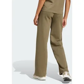 adidas Essentials Small Logo Feel Cozy Open Hem Hosen Olive strata/White L