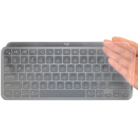 MUBUY Tastatur-Abdeckung für Logitech MX Keys Mini Minimalistische kabellose beleuchtete Tastatur, Logitech MX Keys Mini für Mac-Bluetooth-Tastatur-Zubehör – transparent