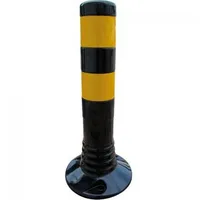Schake Flexipfosten schwarz, selbstaufrichtend, Ø 80mm, Höhe: 450mm +