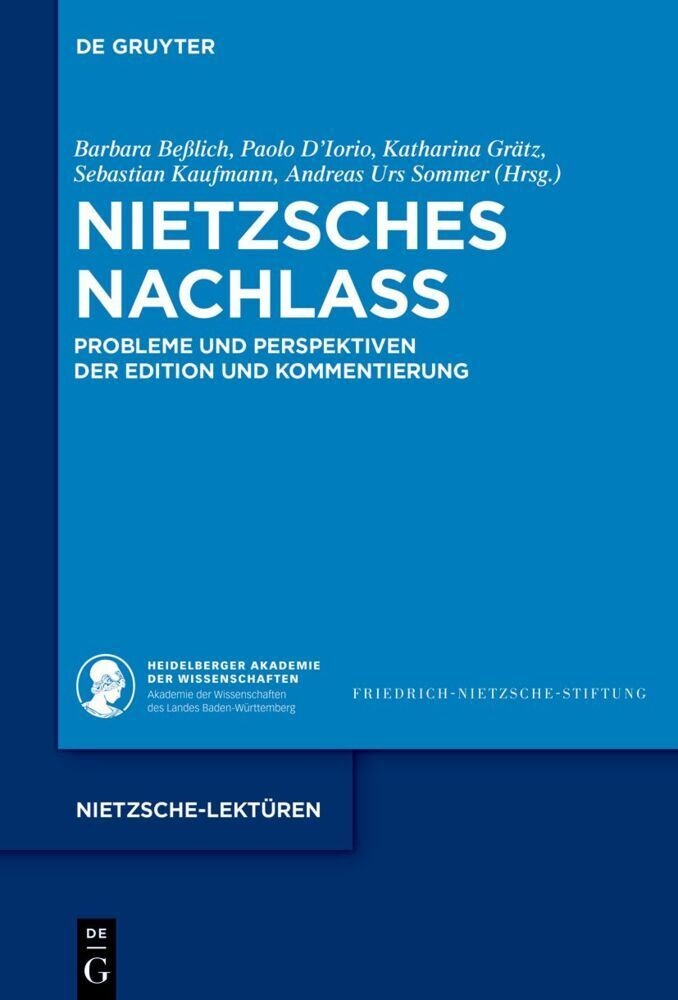 Nietzsches Nachlass  Gebunden