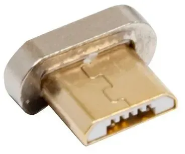 RealPower 168184 Kabeladapter Magnetic Micro-USB Gold