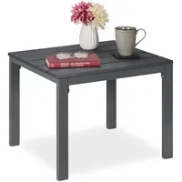 Relaxdays Beistelltisch 48 x 52 x 39 cm Grau