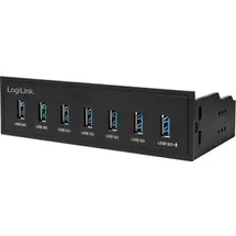 Logilink UA0342 USB-Hub, 7x USB-A 3.0, USB-A 3.0 [Buchse]