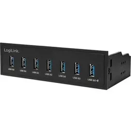 Logilink UA0342 USB-Hub, 7x USB-A 3.0, USB-A 3.0 [Buchse]