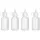 HENDI Mini-Spenderflaschen 50 ml 4 St.