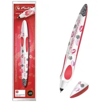 Herlitz 11369824 Tintenroller my.pen style Fashion, glowing red