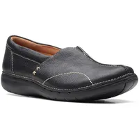 Clarks Damen Loafer, Schwarz Leder, 41 EU - 41 EU