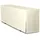 TexDeko Biertischhusse Premium Creme 110 x 50 cm