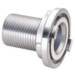 Storz Saug-/Druckkuppl.,Stutz. gerillt,Alu geschm.,NBR,16bar,SLW100,Knagge 133mm