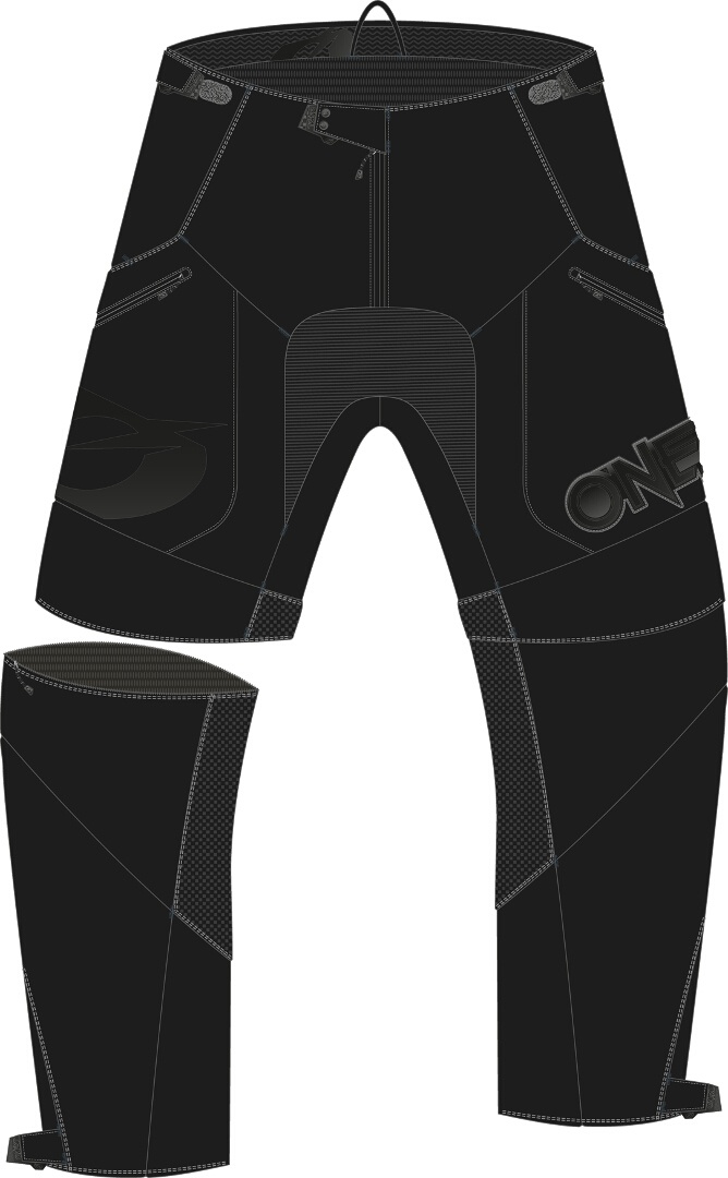Oneal Apocalypse Motocross Hose, schwarz, Größe 28