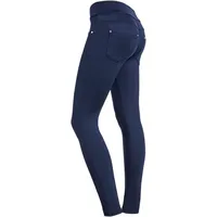 Freddy Leggings NOW SKINNY YOGA mit umschlagbaren Taillenbund blau XS (34)