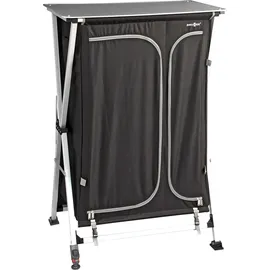 Brunner Campingschrank Azabache HSC Cross Square Grau/Schwarz