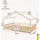 [en.casa] Kinderbett Treviolo 140 x 200 cm Kiefer naturbelassen beige