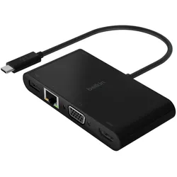 Belkin AVC004BTBK Schnittstellen-Hub USB 3.2 Gen 1 (3.1 Gen 1) Type-C Schwarz