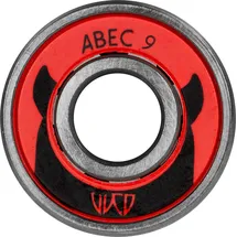 Powerslide WICKED BEARINGS Abec 9, Stahl/Rot, 1