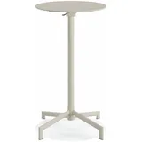 FEROS Versa Stehtisch rund höhenverstellbar 20502 Beige