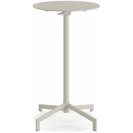 FEROS Versa Stehtisch rund höhenverstellbar 20502 Beige