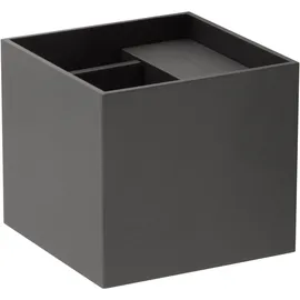 EVN Lichttechnik LED-Wandleuchte Aluminium, Glas 2-flmg. inkl. Bewegungsmelder IP65 anthrazit