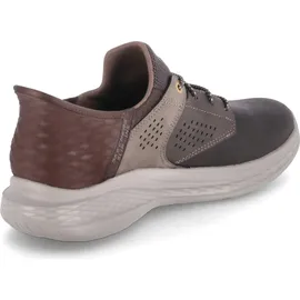 SKECHERS Slade - Macklin Lederpantoffeln braun 42