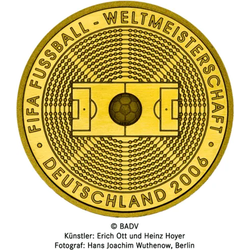 1/2 Unze Gold 100 Euro Deutschland 2005 FIFA WM Deutschland
