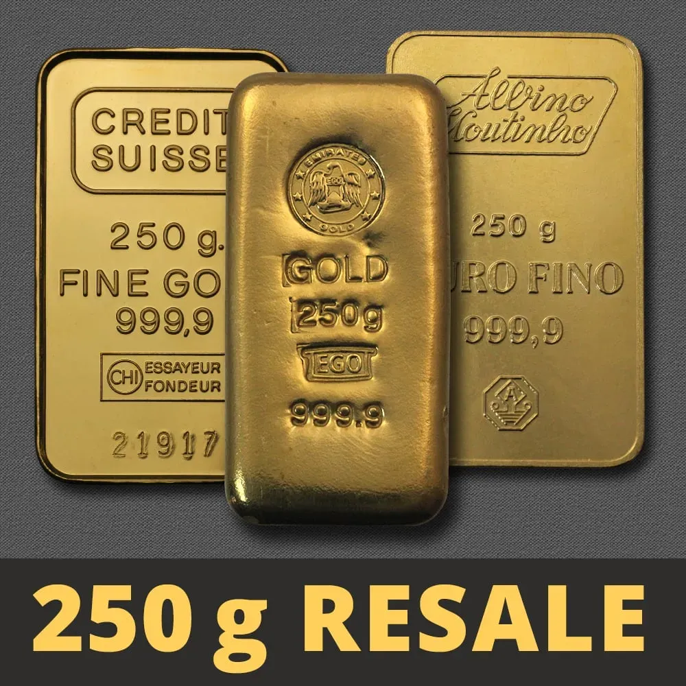 Goldbarren 250g 