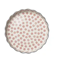 Tranquillo Quiche Form Retro rot (27cm)