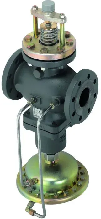 Danfoss Vol,-stromregl, m,Stellv, 003G1090 DN100, Kvs 125, PN25, GGG-40,3, Flansch