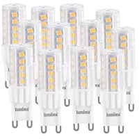 Luminea LED-Stiftsockellampe G9 4,5W 480 lm warmweiß 12 St.