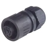 Hirschmann 934127100 Leitungsdose sw CA 6 LD - Schwarz