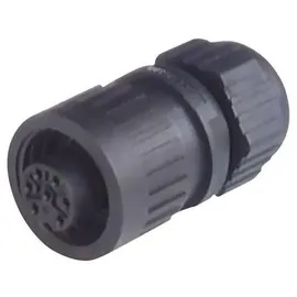 Hirschmann 934127100 Leitungsdose sw CA 6 LD - Schwarz