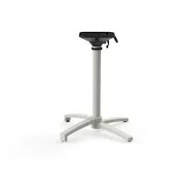 Essentials X Cross Terrassentisch Sand gestell + Midnight Marble HPL Ø70 cm