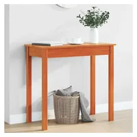 VidaXL Konsolentisch Wachsbraun 80x40x75 cm Massivholz Kiefer