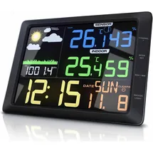 Bearware Wetterstation mit Außensensor Schwarz 35.1129.01