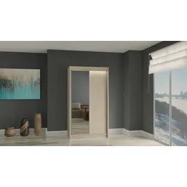 altdecor Schiebetürenschrank Parti 150 x 216 x 61 cm Braun